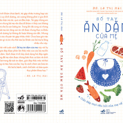 Sách - Sổ tay ăn dặm của mẹ (Bác sĩ Lê Thị Hải) (Nhã Nam Official)