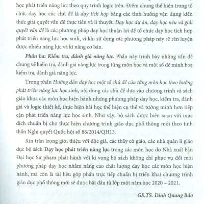 Dạy Học Phát Triển Năng Lực Môn Vật Lí Trung Học Cơ Sở