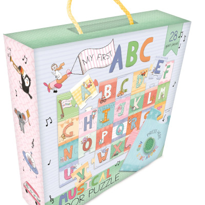 Musical Floor Puzzle - My First ABC (28 Giant Pieces)