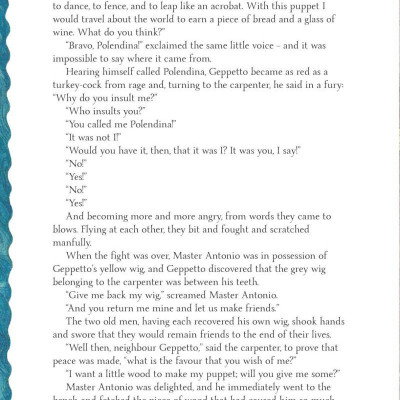 Pinocchio Illustrated Gift Book