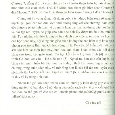 Cơ Học Công Trình - TS. Phan Đình Hào (Chủ biên), ThS. Đỗ Minh Đức, ThS. Lê Cao Tuấn