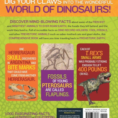 1,000 Facts About Dinosaurs, Fossils, And Prehistoric Life