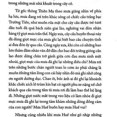 Giọt Mực Của Mưa Huế