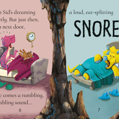 Usborne Dinosaur Tales First Reading Level 3: The Dinosaur With The Noisy Snore