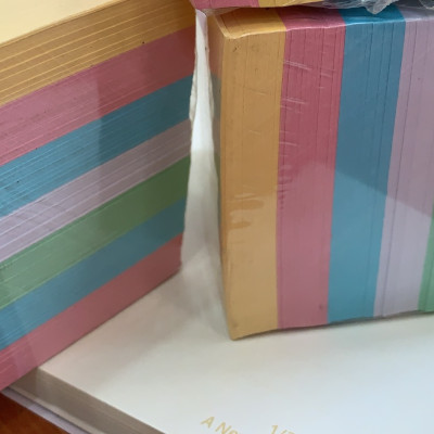 Giấy note 5 màu không keo lốc 7 xấp