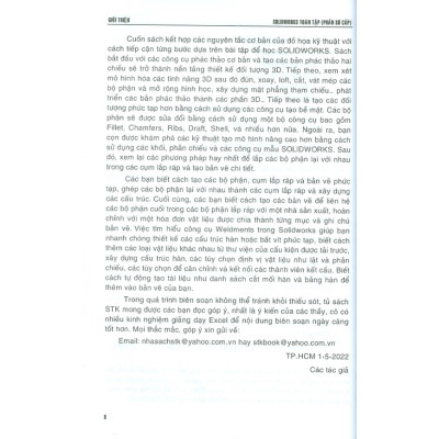 Combo 2 cuốn Solidworks Toàn Tập (Phần Sơ Cấp Và Phần Trung Cấp )