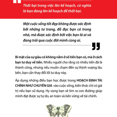Hoạch Định Tài chính Như Chuyên Gia - Vanlangbooks
