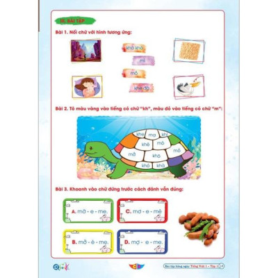 Bài Tập Hằng Ngày Tiếng Việt Lớp 1 - Cánh Diều - Tập 1 - Bản Quyền