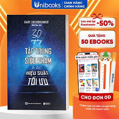 Sách - 30 Ngày Tập Trung Siêu Phàm Để Đạt Hiệu Suất Tối Ưu - MCBooks