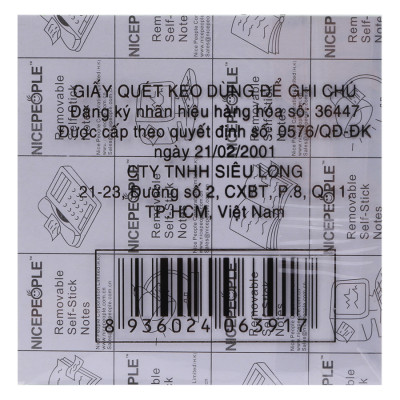 Lốc 6 Xấp Giấy Note Beautone (76.2 x 76.2 mm) - Màu Ngẫu Nhiên