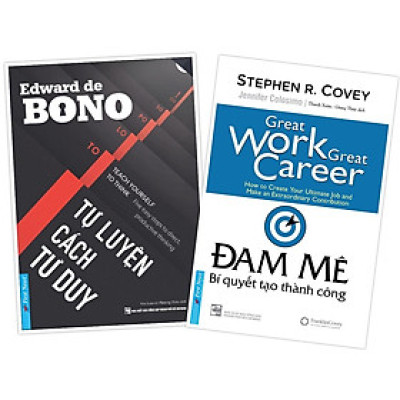 Combo Tự luyện cách tư duy + Đam mê Bí quyết tạo thành công - Bản Quyền