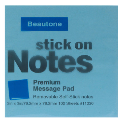 Lốc 6 Xấp Giấy Note Beautone (76.2 x 76.2 mm) - Màu Ngẫu Nhiên