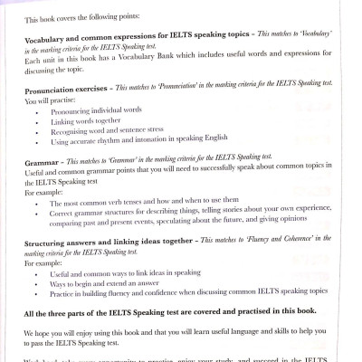 Lessons For IELTS - Speaking