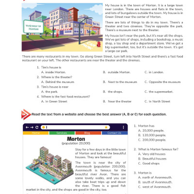 Tăng cường kĩ năng Đọc, Nghe và Giao tiếp Tiếng Anh Lớp 6