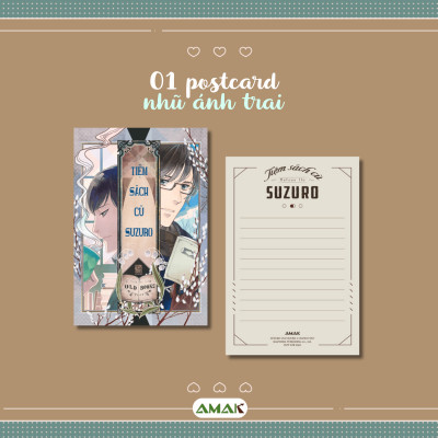 Sách - Suzuro Old Books - Tiệm Sách Cũ Suzuro - Tặng Kèm Bookmark Hai Mặt + Postcard Nhũ Ánh Trai + Lót Ly Bồi Đôi