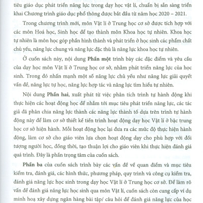 Dạy Học Phát Triển Năng Lực Môn Vật Lí Trung Học Cơ Sở