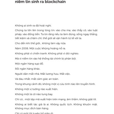 Blockchain - Nhiềm tin mới trong một thế giới vụn vỡ - PGS.TS Trần Mạnh Huy