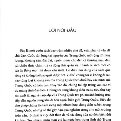 Bằng Mọi Thủ Đoạn Cần Thiết - Cuộc Săn Lùng Tài Nguyên Của Trung Quốc Làm Thay Đổi Thế Giới Như Thế Nào?