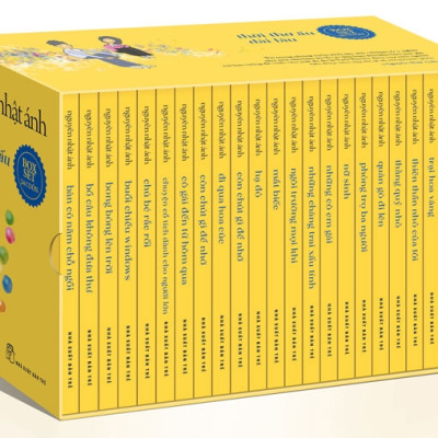 BOXSET NGUYỄN NHẬT ÁNH -THỜI THƠ ẤU DÀI LÂU - VÀNG ẤM ÁP- 24 CUỐN ( Tặng Sổ Tay )