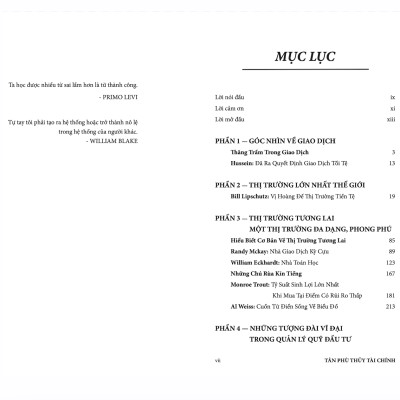 TÂN PHÙ THỦY TÀI CHÍNH - Đối Thoại Cùng Những Nhà Giao Dịch Hàng Đầu Nước Mỹ (The New Market Wizards)