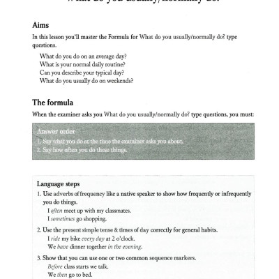 31 High-Scoring Formulas To Answer The Ielts Speaking Questions