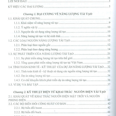 Năng Lượng Tái Tạo (Giáo trình dùng cho các trường đại học)