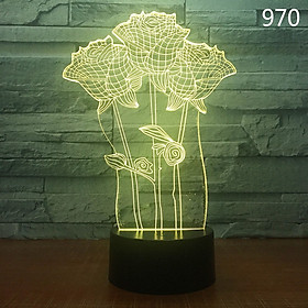 Đèn LED 3D Arcylic Với Những Hình Ngộ Nghĩnh