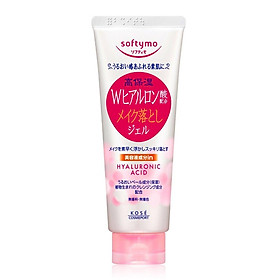 Gel Tẩy Trang Dưỡng Trắng, Dưỡng Ẩm Bổ Sung Hyaluronic Acid Softymo Cleansing Gel Nhật Bản 210G