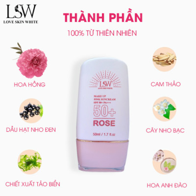 Kem Chống Nắng Bảo Vệ và Nâng Tone Da SPF 50+ PA+++ LSW