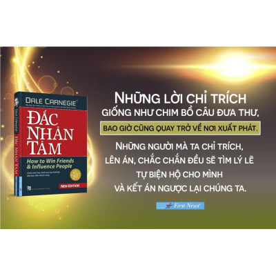 Sách - Đắc Nhân Tâm (Bìa cứng) - FirstNews
