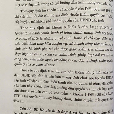 100 câu hỏi giải quyết tranh chấp về đất đai tại Toà án