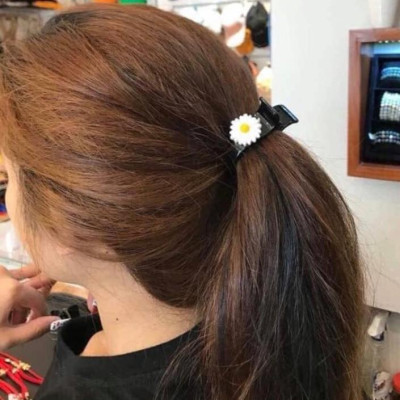 Kẹp gấp bông cúc họa mi hoa nhỏ - kẹp càng cua 3 răng