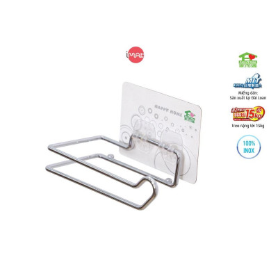 iMat Giá treo giấy cuộn nhà bếp, bóng dính thoải mái, dính trên mọi bề mặt
