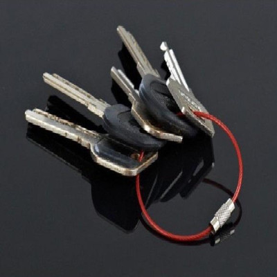 Set 3 Vòng Móc Xâu Chùm Khóa Không Gỉ, Có Chốt Ren Vặn Giữ Chặt, Móc Xâu Đa Năng, Tháo Gỡ Nhanh Chóng. TakyHome 5090