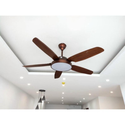 BH 5 năm quạt trần trên nhà đèn hiện đại, nguyên nhân DC lõi đồng phối hợp LED 3 màu AS, đảo chiều hút ẩm, ĐK không chạ