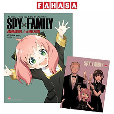 Sách - Spy X Family - TV Anime -Tổng Hợp Thông Tin Chính Thức - Animation X 1st Mission - Tặng Kèm Postcard