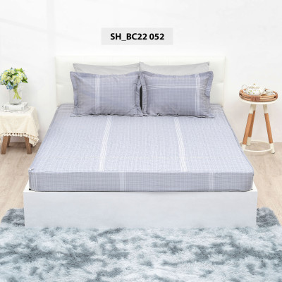 Bộ chăn ga gối 200x220 Sông Hồng chất cotton