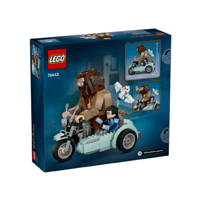 Đồ Chơi Lắp Ráp Mô Tô Bay Cùng Bác Hagrid và Harry LEGO HARRY POTTER 76443 (617 chi tiết)
