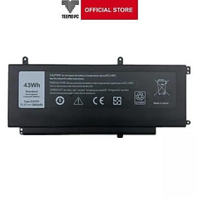 Pin Tương Thích Cho Laptop Dell Inspiron 15 7547 7548-43Wh Genuine D2Vf9 - Hàng Nhập Khẩu New Seal TEEMO PC TEBAT74