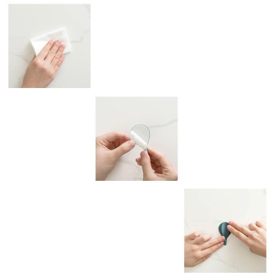 Móc Treo Hình Khinh Khí Cầu Nhiều Màu, Móc Dán Tường Đa Năng, Móc Nhựa, Kiểu Dáng Dễ Thương