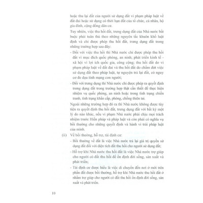Quy Trình Pháp Lý Thu Hồi Đất, Trưng Dụng Đất, Bồi Thường, Hỗ Trợ, Tái Định Cư Và Giải Quyết Khiếu Nại, Tố Cáo, Khởi Kiện Của Người Có Đất Thu Hồi, Trưng Dụng