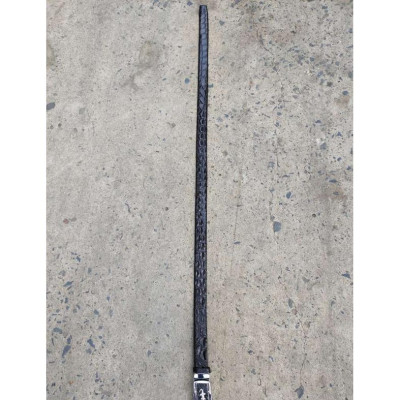 Thắt Lưng Cá Sấu Liền Nguyên Tấm GAI LƯNG N23D1 (mặt trắng)