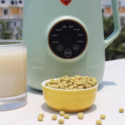 Máy Làm Sữa Hạt Cao Cấp Kalpen Mini 0.6L, Máy Xay Nấu Đậu Nành Đa Năng, Công Suất 750W - Hàng chính hãng