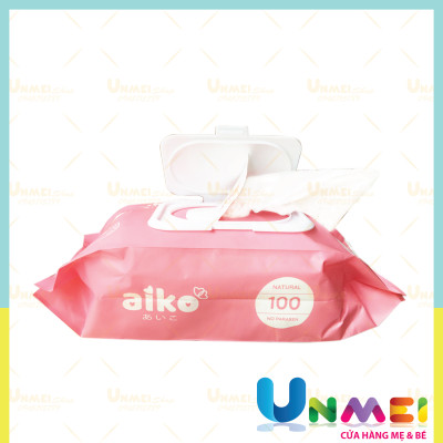 Khăn Ướt Cho Bé AIKO 100 Tờ Không Mùi