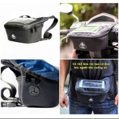 TÚI TREO ĐẦU XE MÁY NHIỀU NGĂN ĐỰNG PHỤ KIỆN THUẬN TIỆN