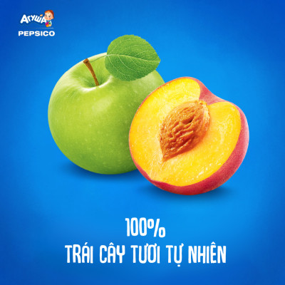 Combo 6 Gói Trái cây nghiền vị táo và đào Agusha 90g/gói dành cho bé từ 6 tháng trở lên