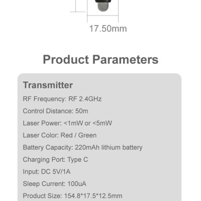 Bút Trình Chiếu kiêm Bút Cảm Ứng Laser VSON N52 - Hàng chính hãng