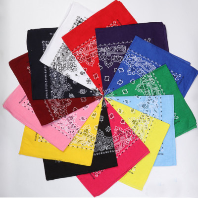 Bộ sưu tập khăn vuông cotton bandana turban XO Vintage BDN01 54x54cm - BDN01.22 Xanh dương