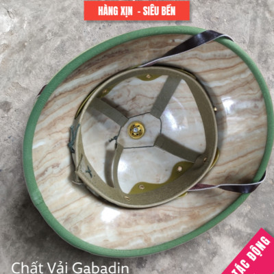 ( HÀNG CAO CẤP) MŨ CỐI ARMY K82 XỊN MŨ CỐI VẢI BỌC GABADIN QUAI DA THẬT LÒNG CỐT PHÍP ĐÚC NGUYÊN KHỐI