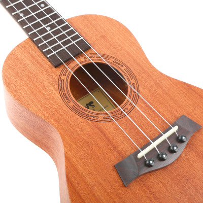 Bộ Đàn Ukulele Tenor BWS - Bao, Capo, Móng Gẩy BWS (Uku Gỗ Mahogany trơn cỡ lớn 26 inch B01-26 - Kèm Sách giáo trình học Ukulele online cơ bản dài 80 trang)